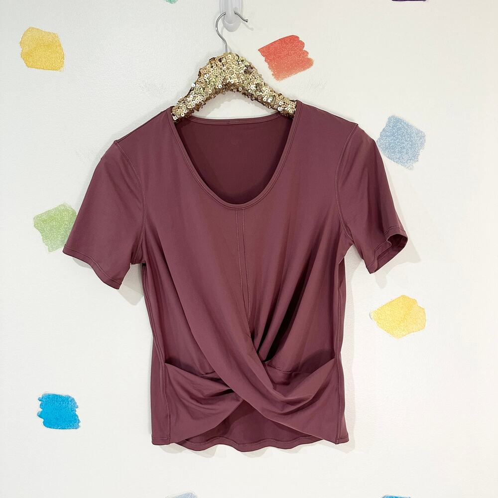 S Lululemon Do the Daily Short Sleeved Athletic Shirt Plumful